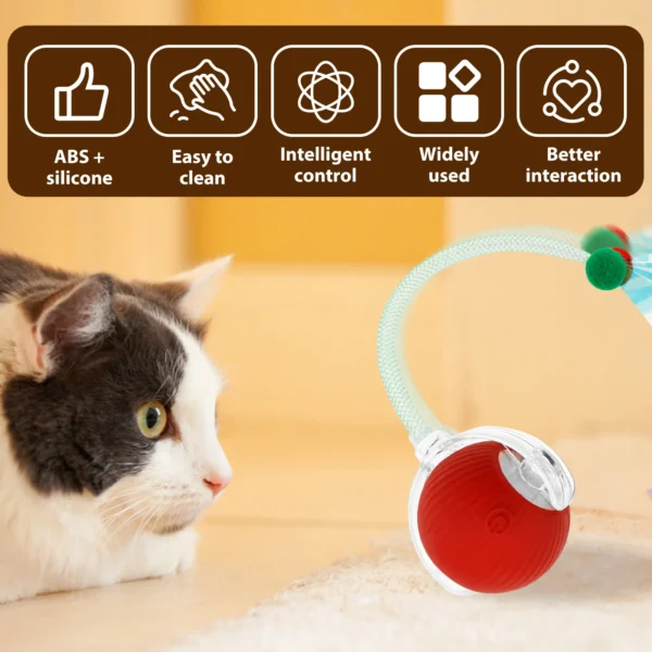 Interactive Cat Ball Toy - immagine 3