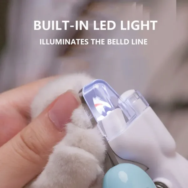 Professional Pet Nail Clippers with Led Light - immagine 2