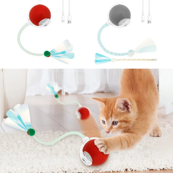Interactive Cat Ball Toy - immagine 2